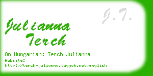 julianna terch business card